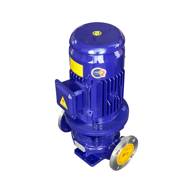 立式DN50管道泵 污水杂质处理排污泵 不锈钢立式管道离心泵定制