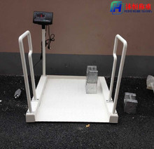 血透室体检电子秤 天津现货300kg-1.0*1.0m轮椅秤 医院透析电子称