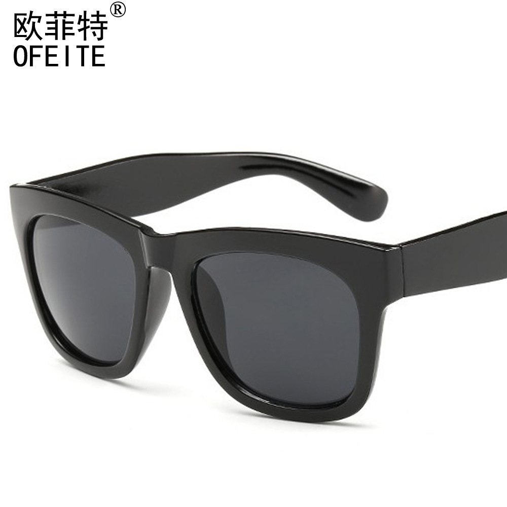 厂家直销批发时尚复古男女士太阳镜 彩膜太阳眼镜大框韩版墨镜964