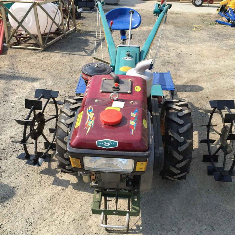 厂家直销15马力手扶拖拉机山地丘陵柴油15匹旋耕机手扶犁地起垄机