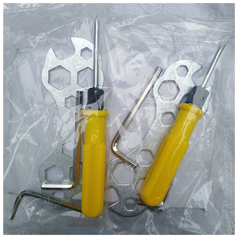 Suministro de fábrica montaje de bicicleta de montaña herramienta hexagonal Llave multiusos Herramienta multiuso herramienta de carga