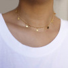 Cute fashionable universal retro necklace, European style, wish