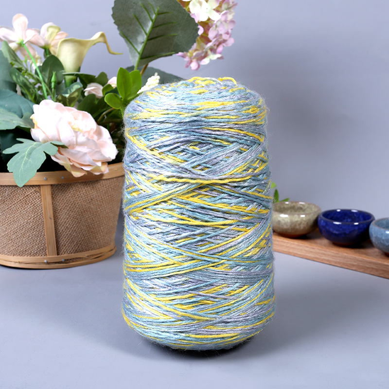 成龙纺织3支全腈固体TT纱花式纱 特种纱线毛衣帽子围巾专用纱