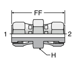 PARKER派克HL6直通组合接头6HL6-S现货供应