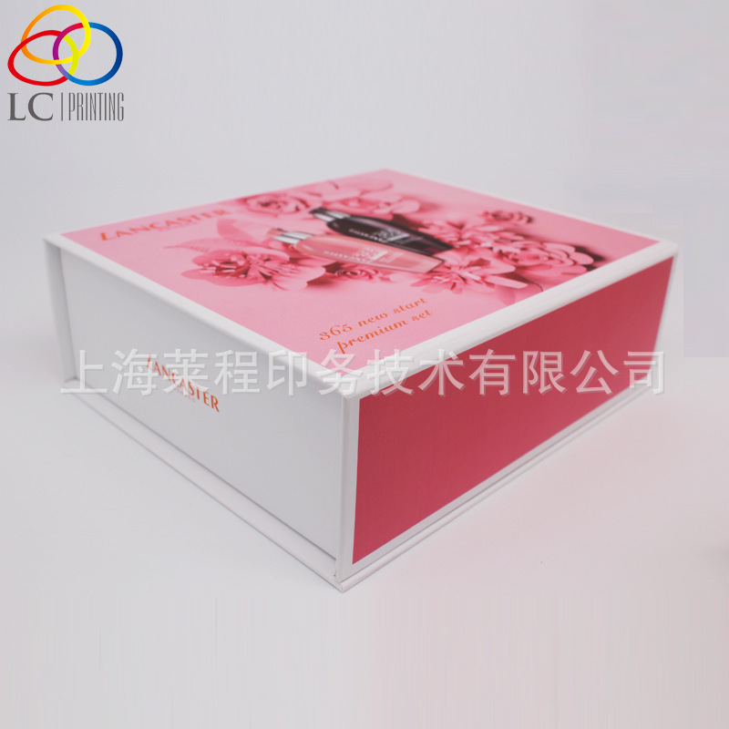 化妆品包装盒定制LOGO化妆品纸盒 银卡纸化妆品套装包装盒定做(图6)