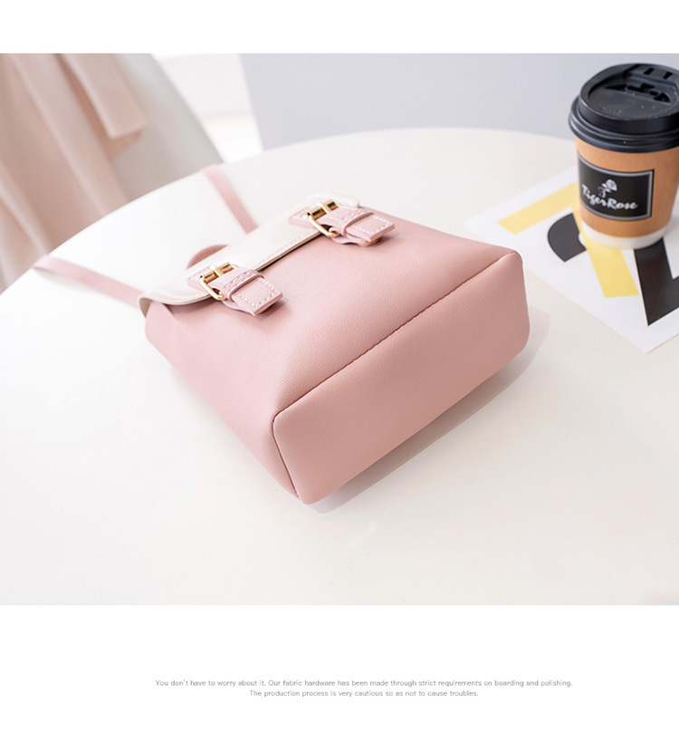 132g Weight Flip Cover Closure Type Double Shoulder Straps Strap Type Flap Backpack Bags Type Daily, Street Occasion Pu Leather Material Women's Backpack Backpack Color Block Pattern All Seasons Season Women's Gender Streetwear Style Square Shape Medium Size Women's Medium Pu Leather Color Block Streetwear Square Flip Cover Flap Backpack 9