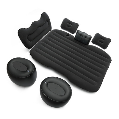 廠家直銷 多功能分體植絨車載床 汽車充氣床suv後備箱旅行床