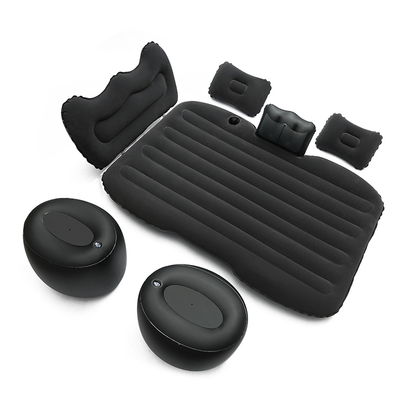 廠家直銷 多功能分體植絨車載床 汽車充氣床suv後備箱旅行床