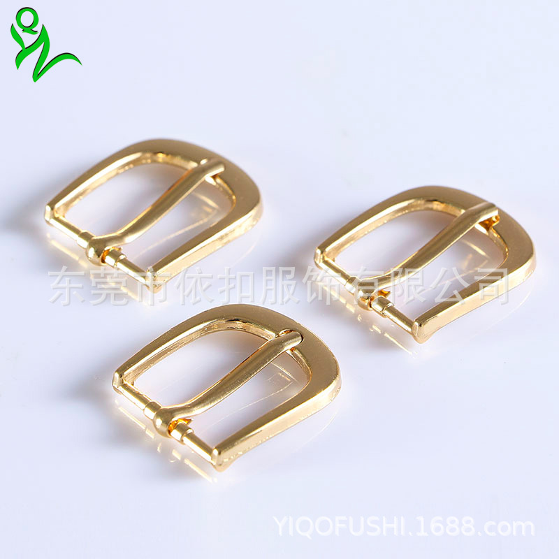 20MM浅金色皮带扣精致优质皮带扣25MM衣服皮带扣电镀金属腰扣