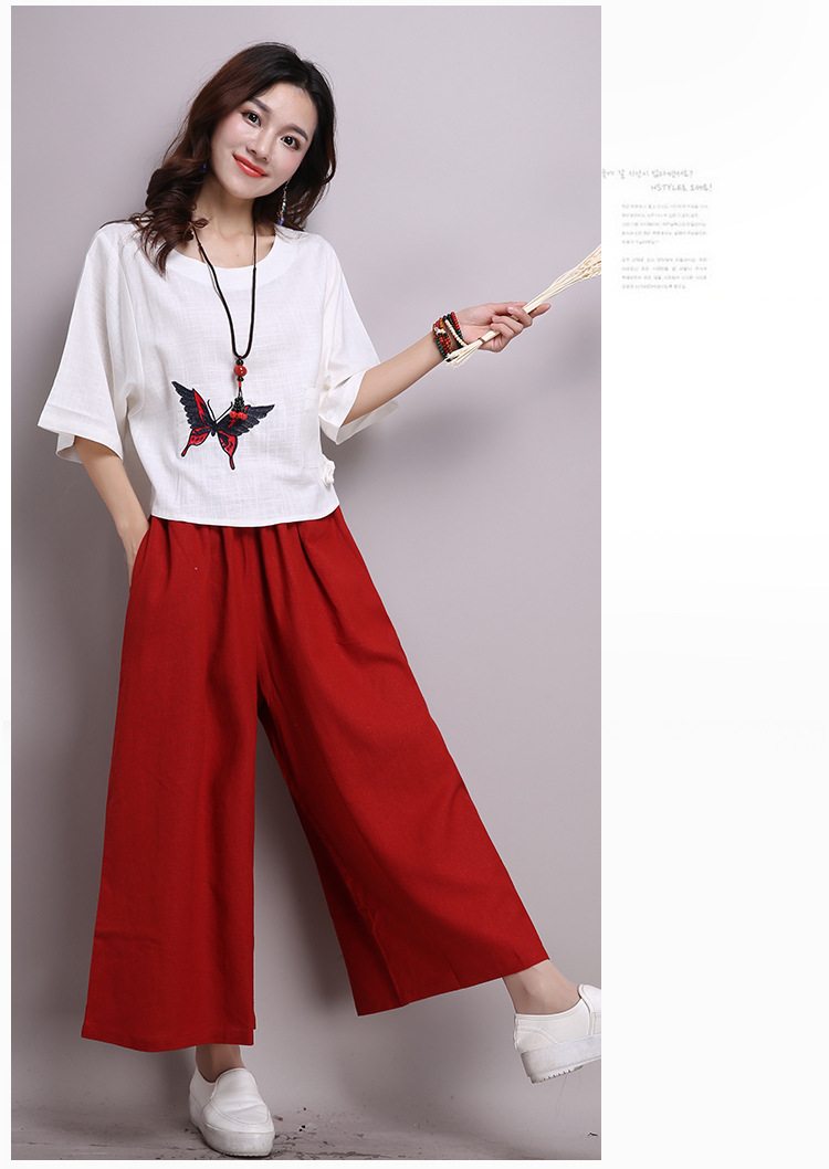 Costume femme en Coton et lin - Ref 3334032 Image 23