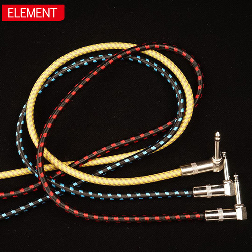 Guitar Cable, Instrument-Specific Shielded Noise Reduction Electric Guitar Speaker Cable, Nylon Braided Audio Cable 6.5