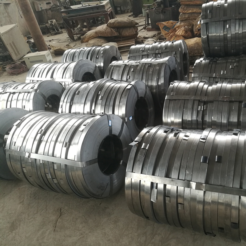 厂家直销32*0.9mm 19*0.9mm烤蓝打包钢带金属重物打包用-阿里巴巴