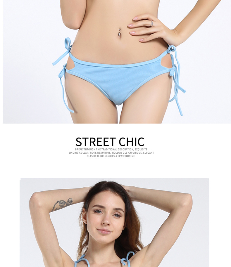 Cotton FashionBikini(Blue-s)Swimwear NHHL2036-Blue-s