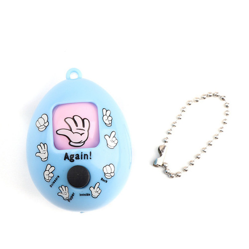 Manufacturer wholesale model guessing egg rock paper scissors game egg punching egg keychain pendant gashapon toy