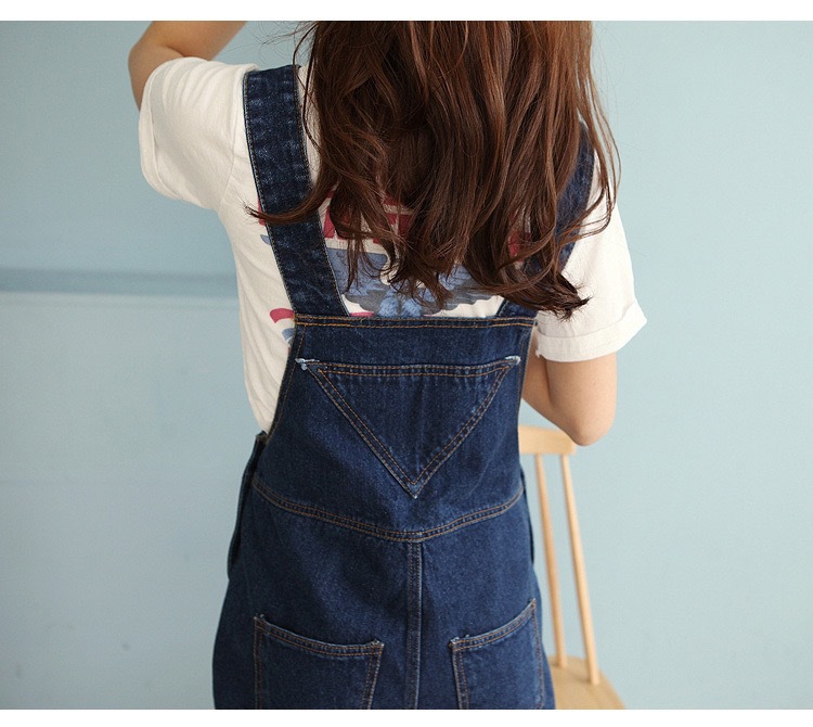Denim Overalls Image 4