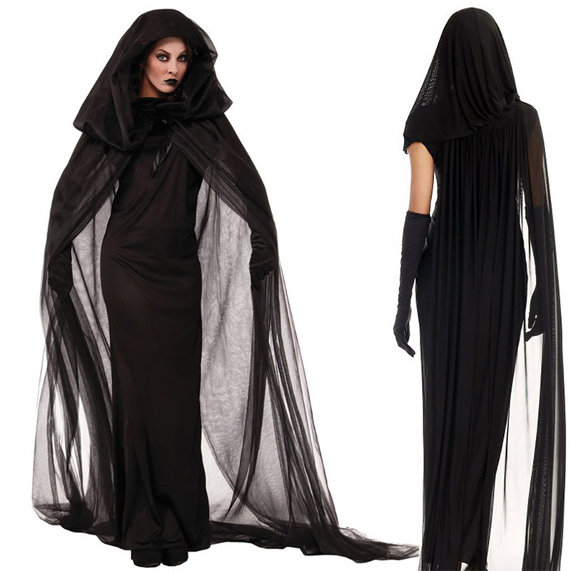 Halloween Costume Night Wandering Soul Female Ghost Dress Witch Dress Multi-Size Nightclub Carnival Party Dress