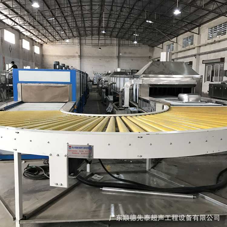 大型自动清洗烘干设备 水槽油污清洗烘干线 通过式喷淋清洗烘干机