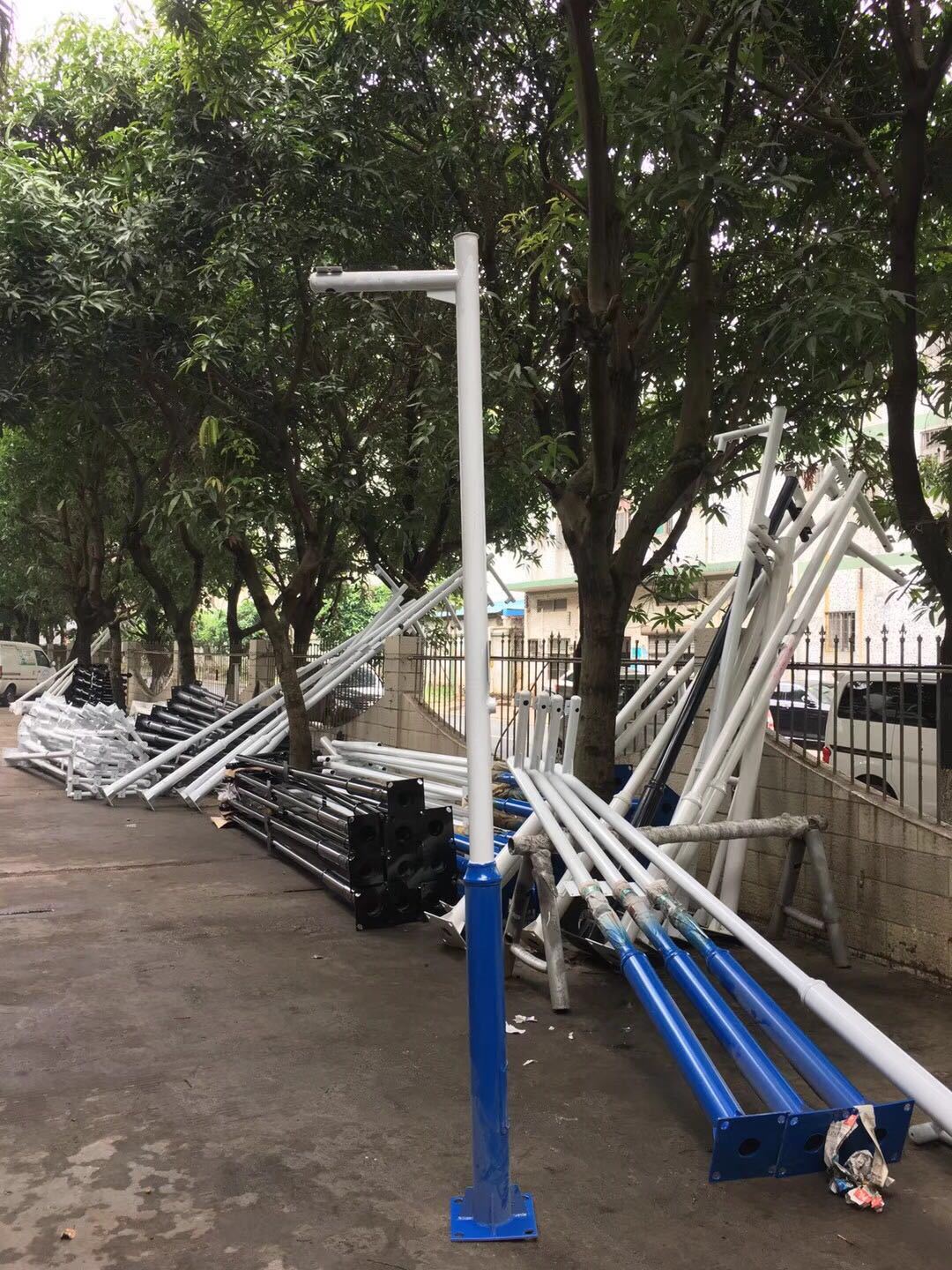 监控立杆枪机球机监控立杆惠州摄像机立杆扬尘监控平安城市立杆