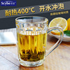 SCYBE Xibelron glass hot tea cup bubble tea high borosilicon cup body microwave oven is applicable