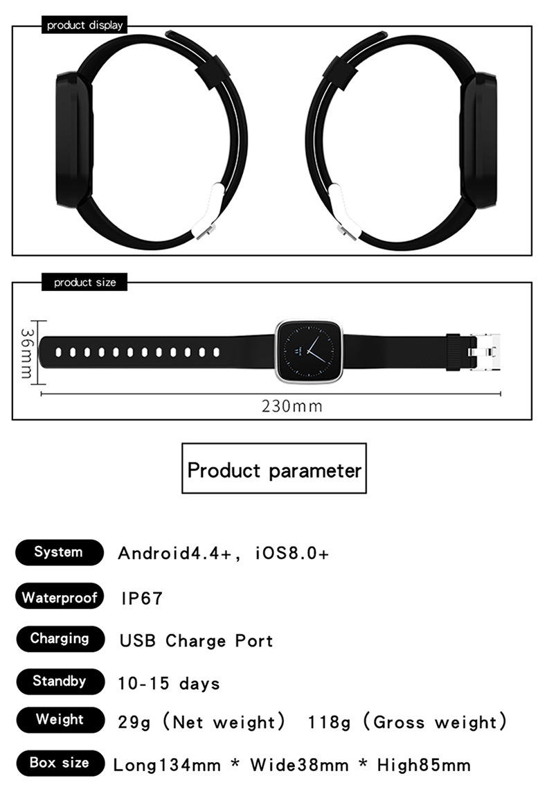 Smart watch pour But général SANDA en TPU - Ref 3391319 Image 48