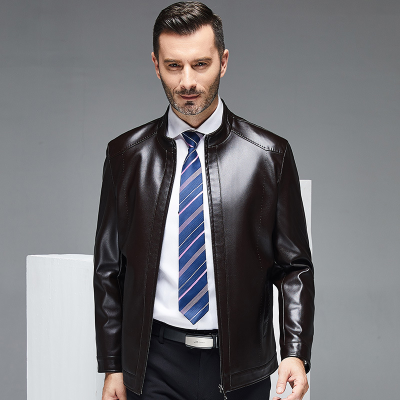 Veste en cuir homme - Ref 3443767 Image 2