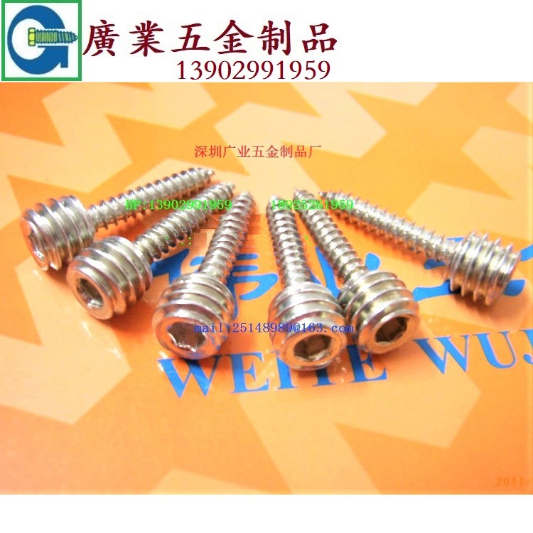 Shenzhen Manufactor Produce Direct selling Stainless steel Inner six angle screw environmental protection Inner six angle Self-tapping screws