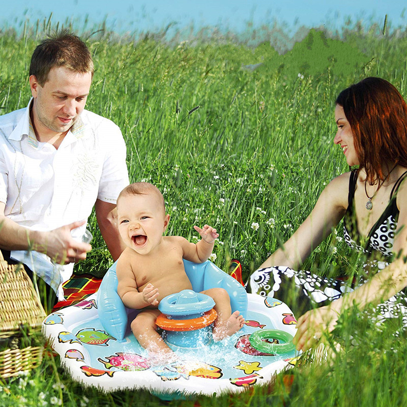 拍拍水垫婴儿新款充气带靠背拍拍垫宝宝充气游戏水垫儿童玩具定制|ms