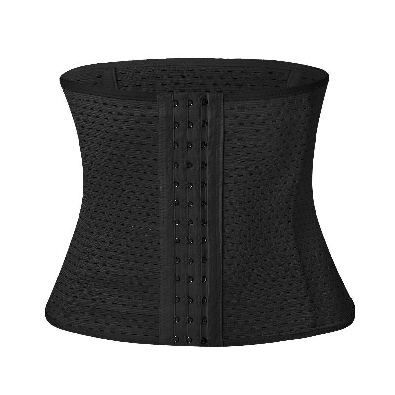 Cinturón de vientre hueco de las mujeres cinturón de plástico transpirable cuerpo que forma la ropa interior corsé deportivo cintura sello postparto corsé cintura