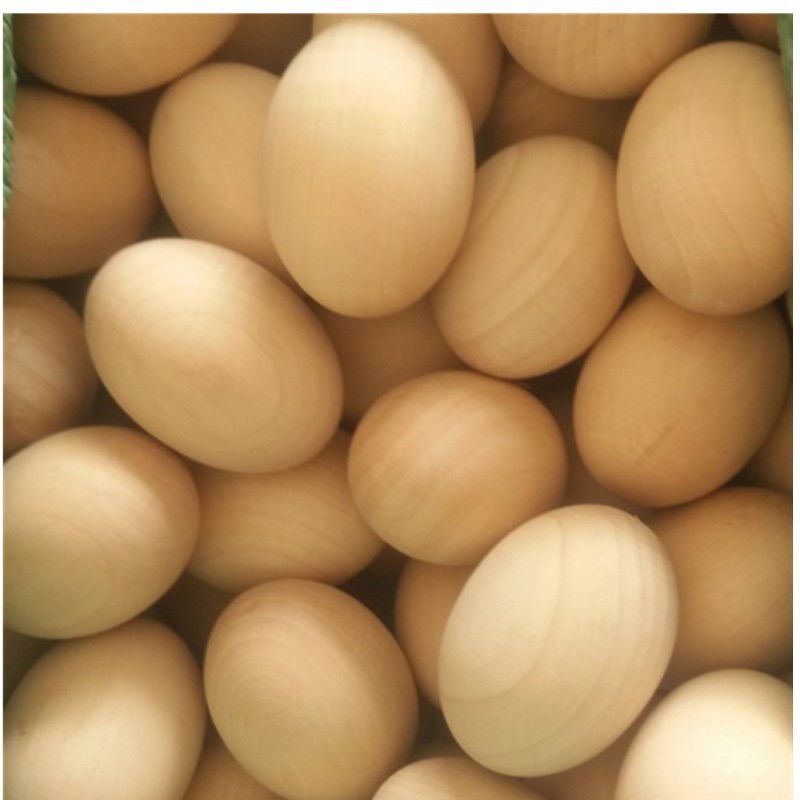 Original de madera simulación graffiti bricolaje huevo Pascua pintado a mano huevo niños jugar casa pintura juguete