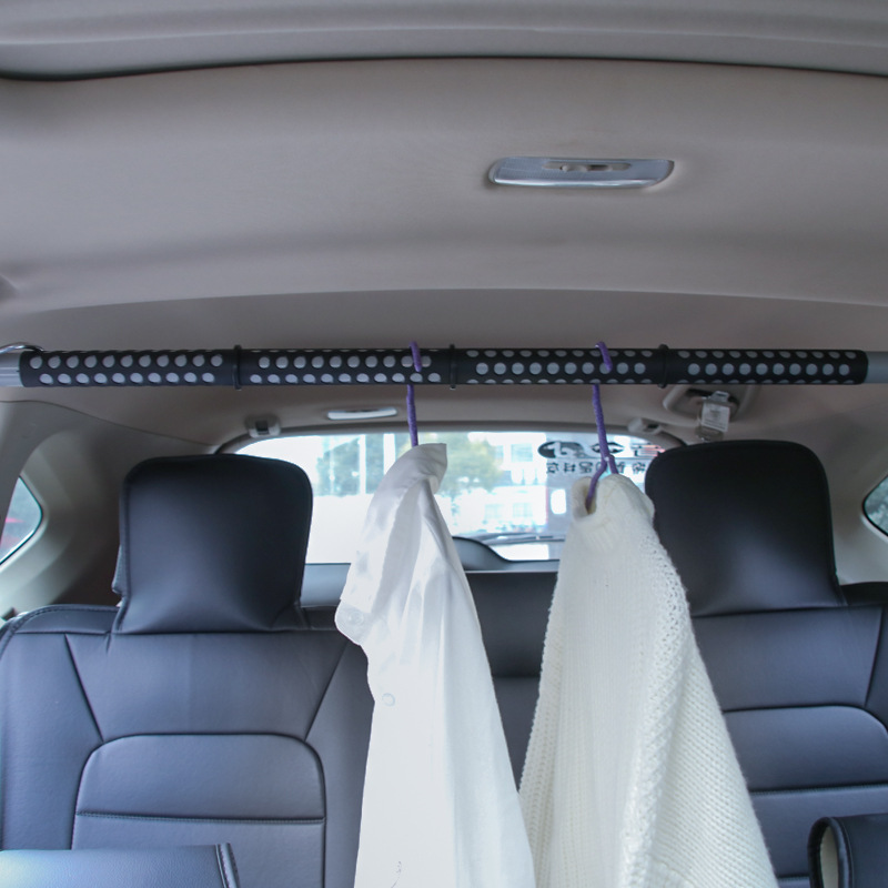 汽車掛衣架多功能伸縮晾衣桿車用后排拉手便攜式扶手衣架R-440