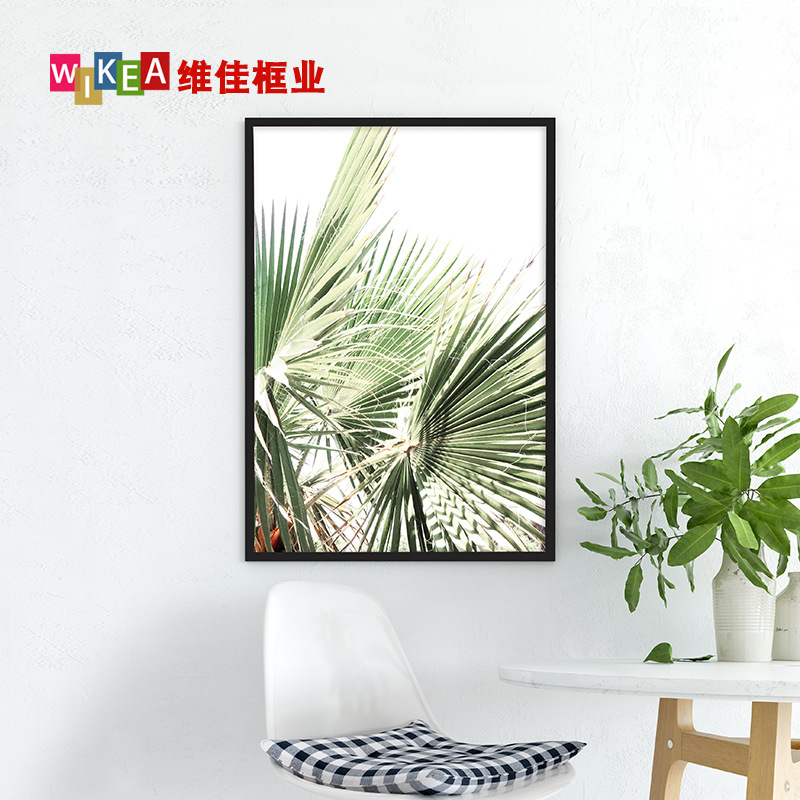 简约细边铝合金相框窄边画框外框装裱创意挂墙海报广告写真定制做