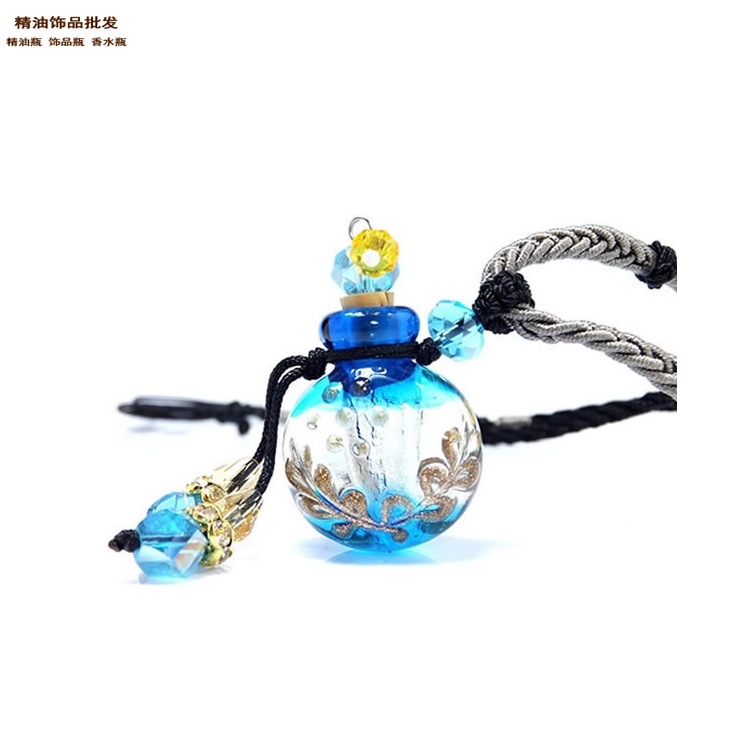 中国精油饰品网天蓝色缨诺绳大号扁圆巴洛克项链6.jpg