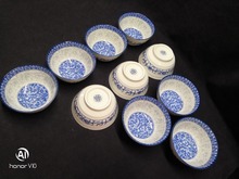 4.5寸-5寸机印釉中彩陶瓷饭碗  陶瓷米饭碗 饭碗 青花碗 陶瓷碗