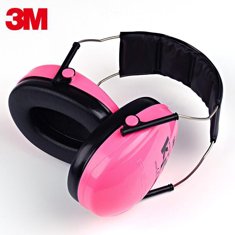 Orejeras de Protección Auditiva para Niños 3M H510AK-442-RE de Acero Inoxidable 21dB