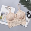 Summer lace sexy top with cups, T-shirt, protective underware, thin underwear, beautiful back