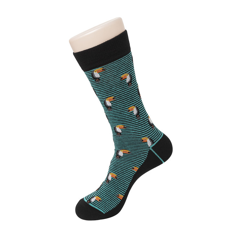 65g Weight Socks Classification Socks Lingerie Type Cotton (more than 50%) Fabric Type A Pair Quantity Casual, Daily Occasion Animal, Color Block Pattern All Seasons Season Unisex Gender Cute Style A Pair Cute Unisex Animal Color Block Cotton (more Than 50%) Crew Socks 28