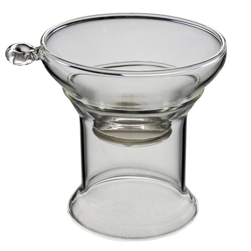 Manufacturer wholesales special glass tea drain base filter drain for fair cup tea strainer tea set accessories