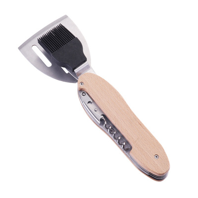 户外旅行野营便携可拆分5in1多用途烧烤套装多功能烧烤工具