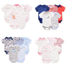 PYF20年夏季主推跨境新款短袖五件套棉婴儿服装短袖婴儿连体衣