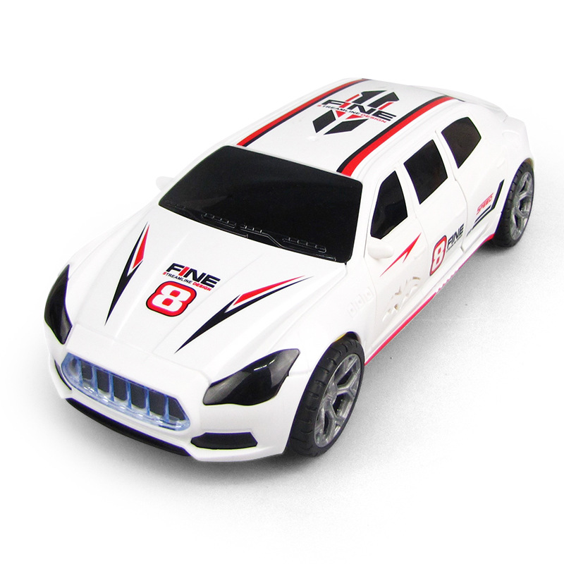 Nuevo coche de juguete eléctrico educativo para niños universal música ligera móvil de cuatro puertas puesto de venta caliente al por mayor juguetes