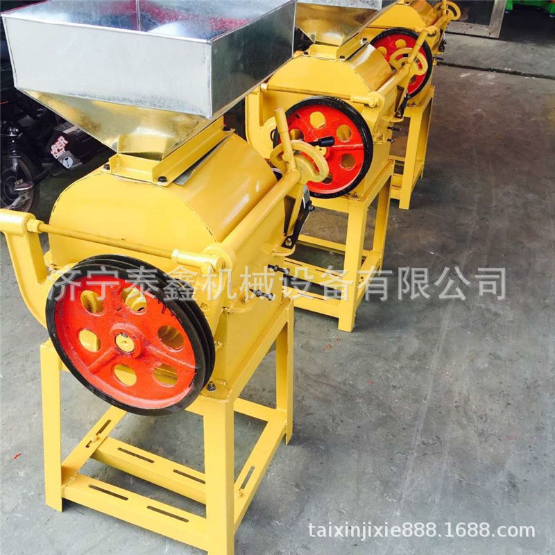 酿酒玉米高粱破碎机 家用小型扎胚机对辊式齿轮破碎机 直销批发