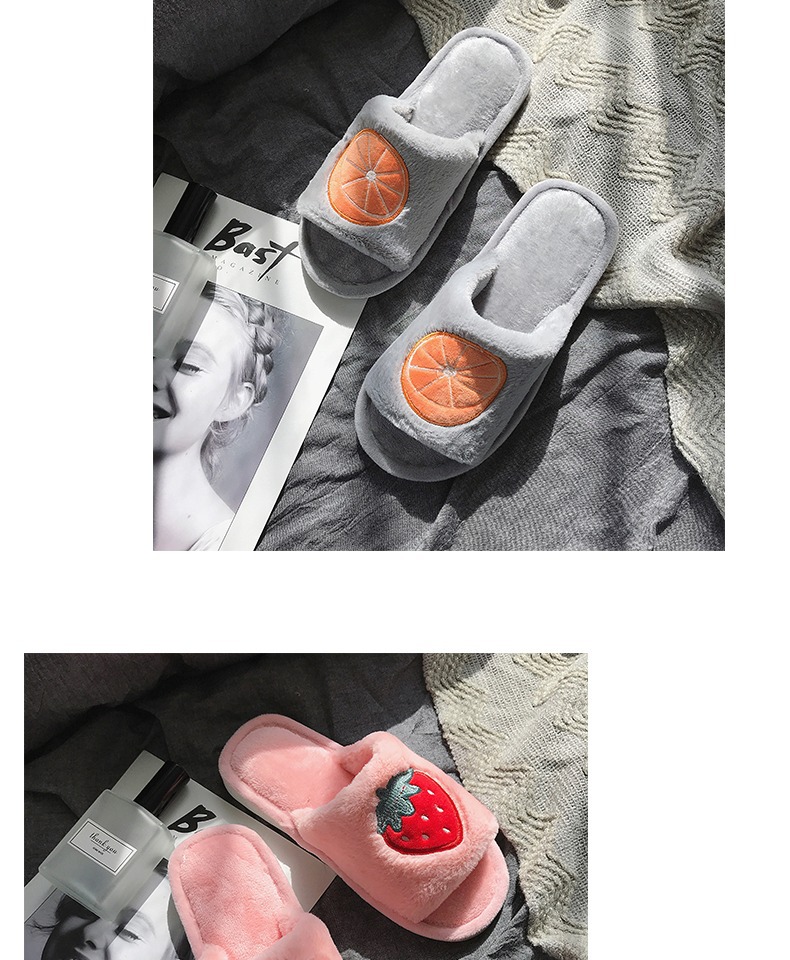 Image des Chaussons en Peluche Fruité 9