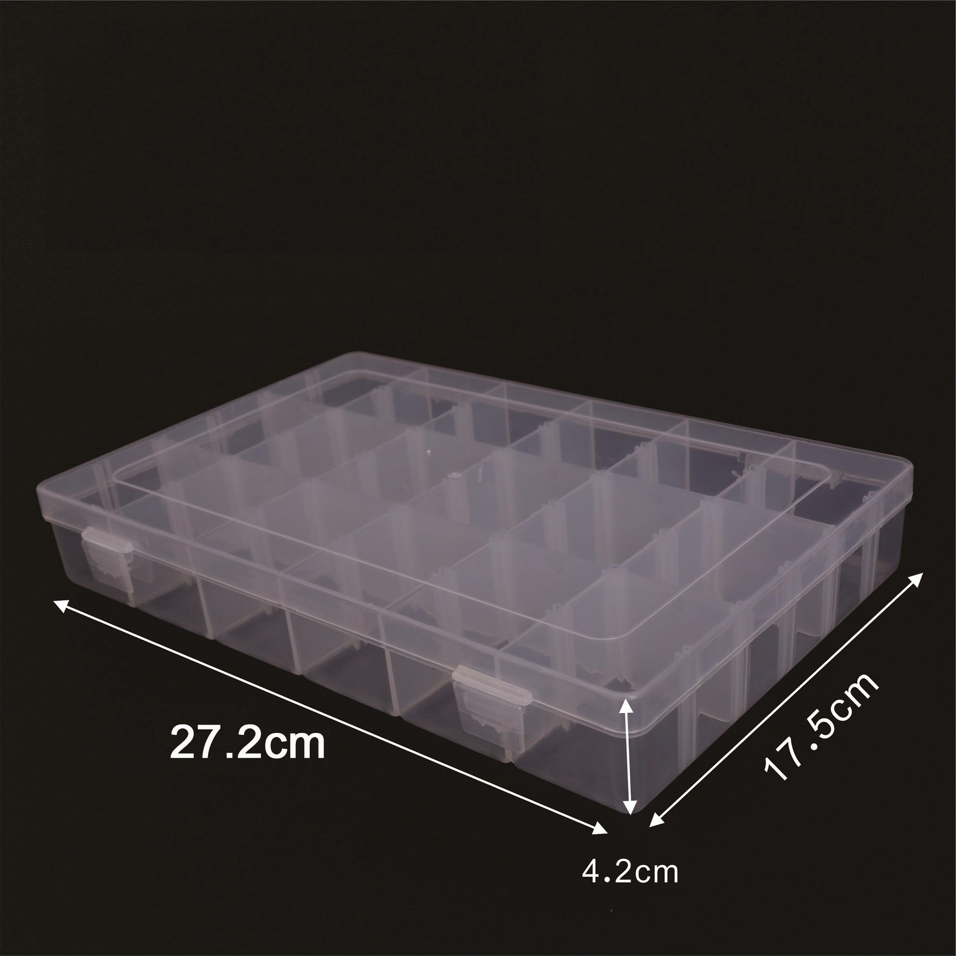 透明pp塑料盒子首饰零件电子元件收纳盒饰品渔具盒零件盒包装盒
