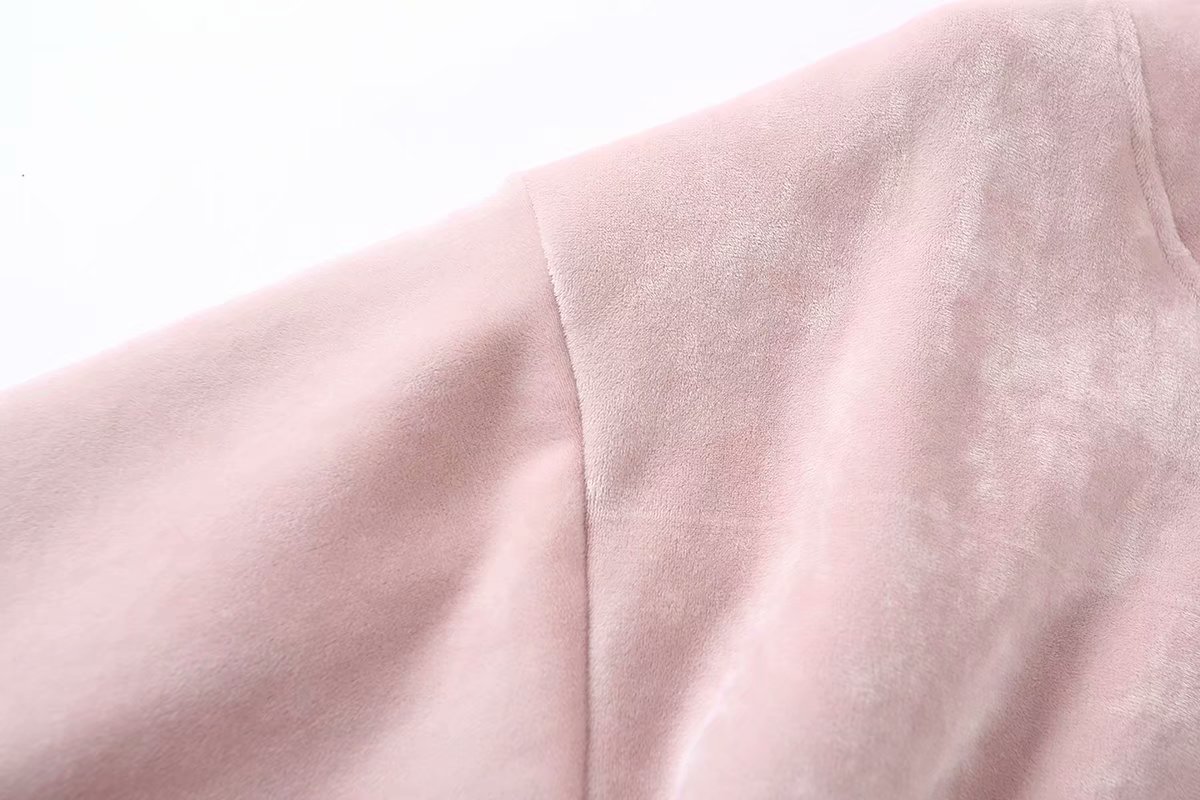 Polyester Fashioncoat(Pink-S) NHDS0742-Pink-S