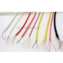 tpe耳机线材厂家  4芯漆包线面条线 1.2*3.6mm扁平耳机线