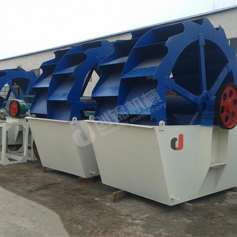 矿山石料砂场洗砂机 多轮机制砂石粉洗砂机 矿山水洗轮洗沙机