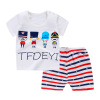 Baby T-shirt cotton thin home suit for girls