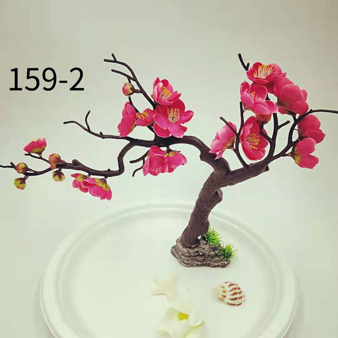 酒店宴席摆盘梅花餐厅刺身仿真花草点缀创意寿司配件水果世评工艺|ru