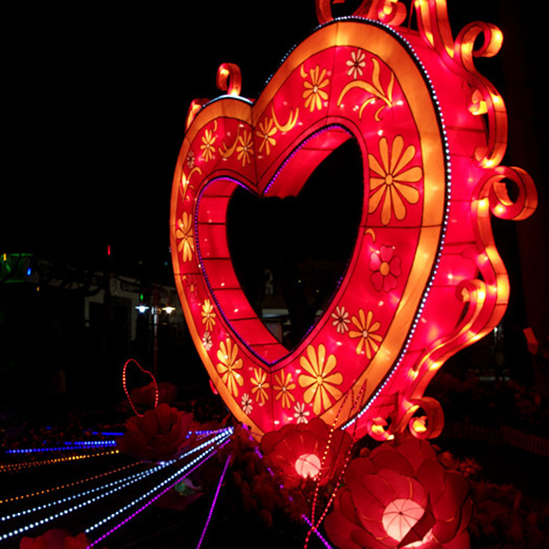 �Ϻ�Ԫ�������׻�������԰�ֵĵƹ��������ƴ���Ϧװ�ε���