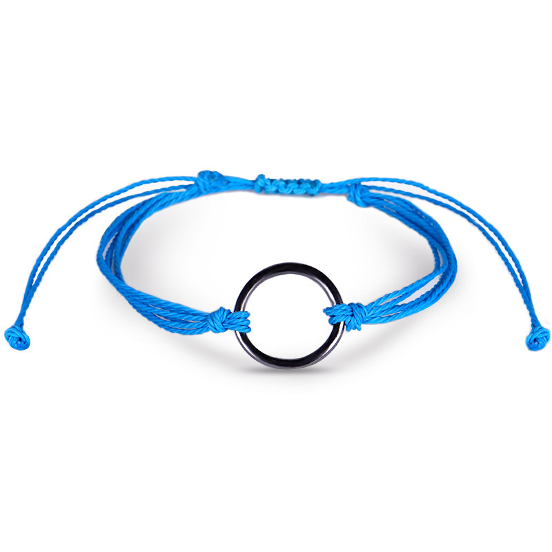 Estilo Étnico Color Sólido Línea De Cera Trenza Mujeres Pulsera display picture 5